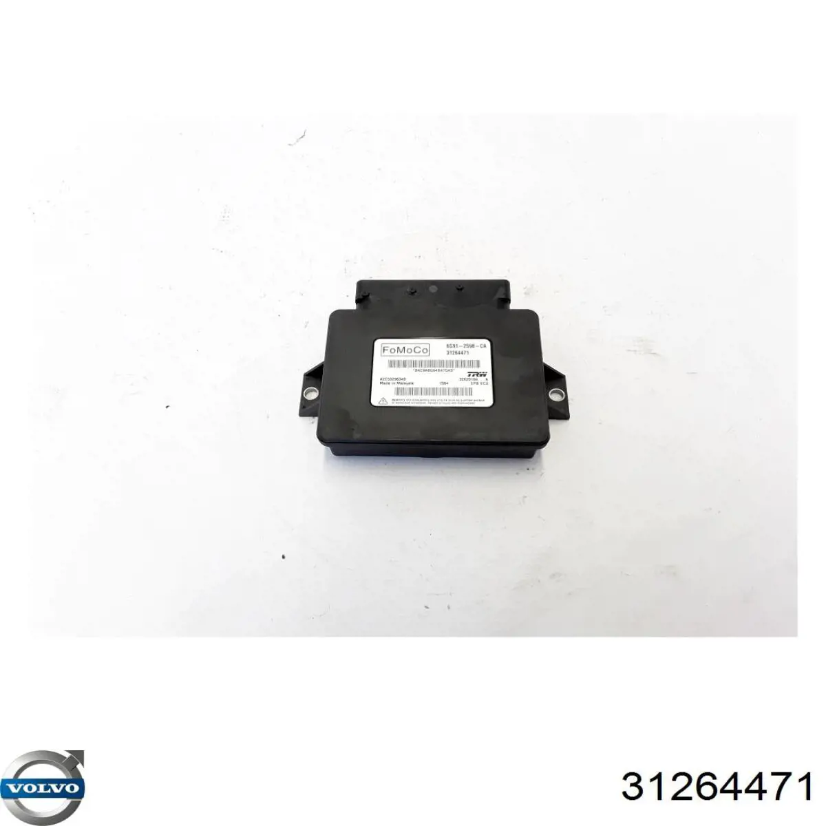 Do koszyka 30797947 Volvo Sterownik elektromechanicznego hamulca postojowego (ręcznego)