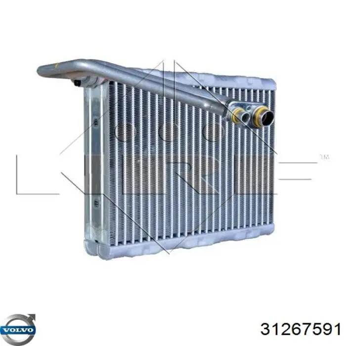 31267591 Volvo Parownik klimatyzacji