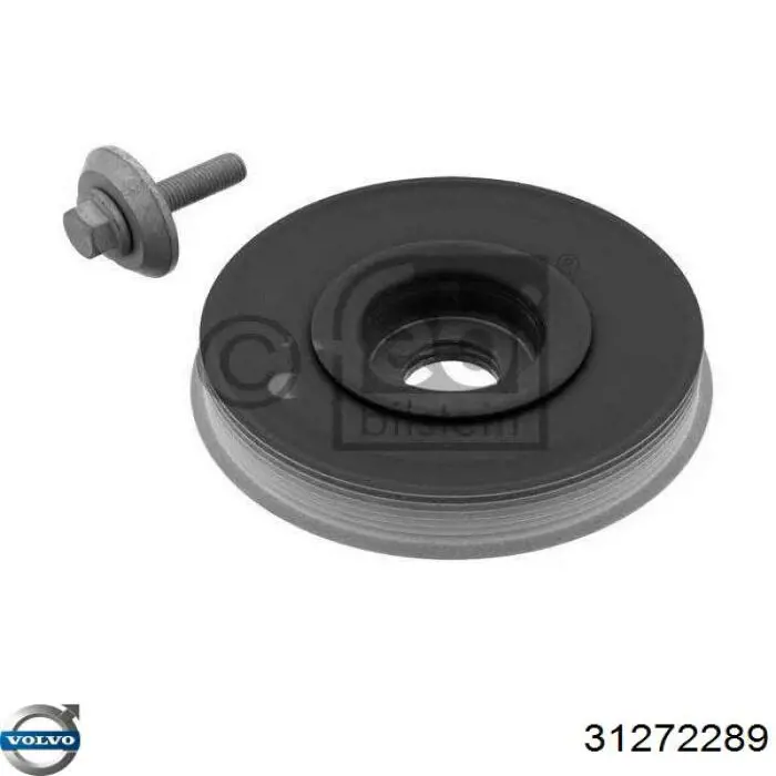 Koło pasowe wału korbowego Volvo 31272289 cena, od 76,71 USD