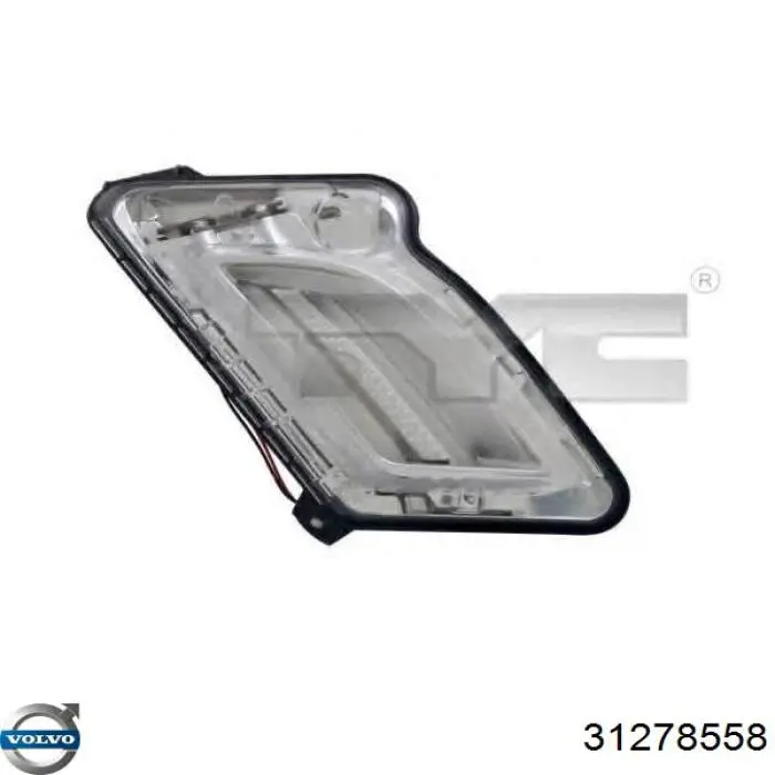 Lampa pozycyjna przednia prawa Volvo 31278558 cena, od 110,13 USD