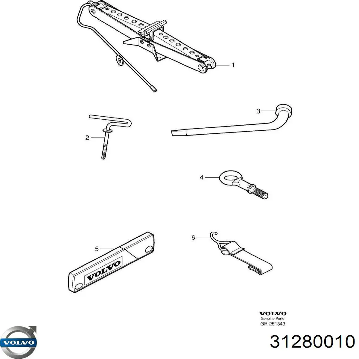Hak holowniczy Volvo 31280010 cena, od 15,24 USD