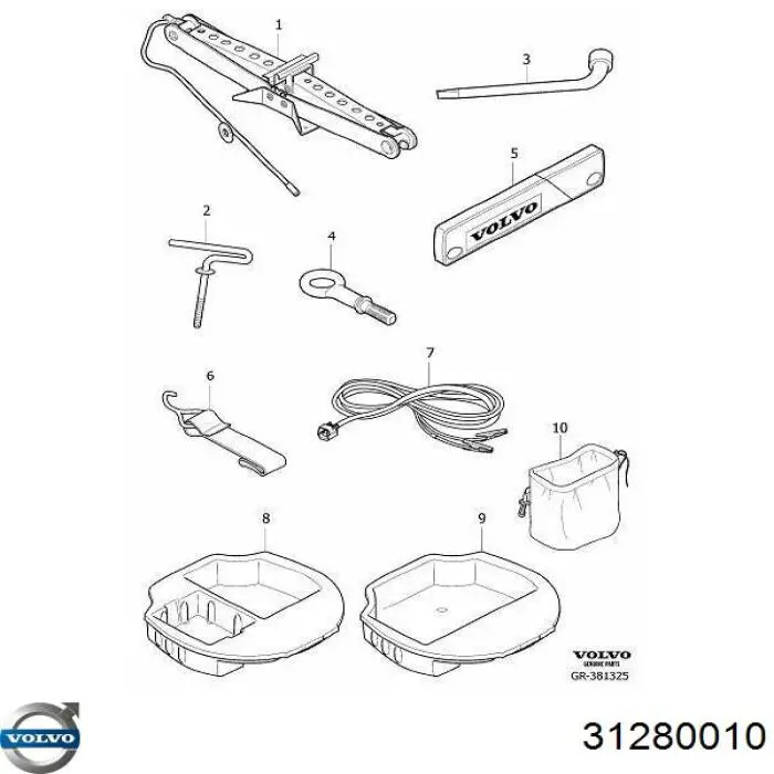Do koszyka 31280010 Volvo Hak holowniczy