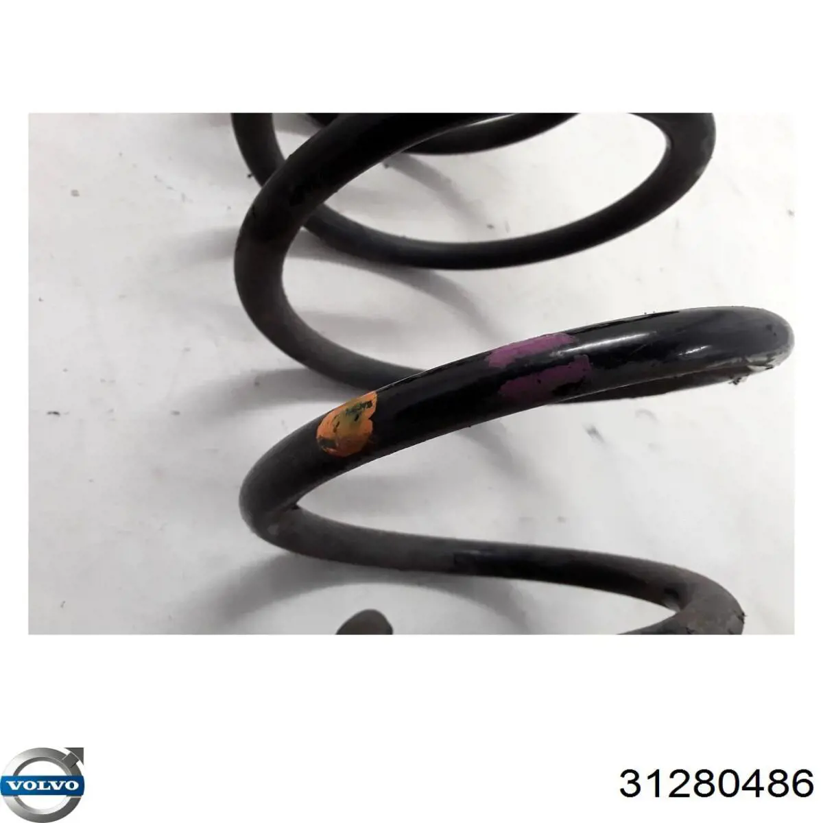 Sprężyna przednia 31280486 Volvo