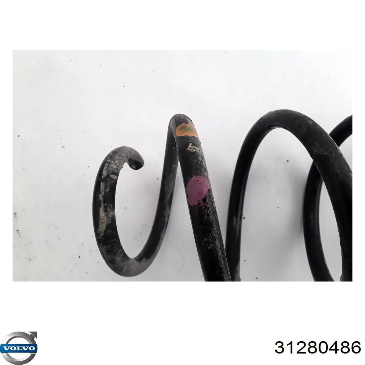 Do koszyka 31280486 Volvo Sprężyna przednia