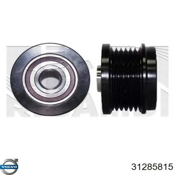 Do koszyka 31285815 Volvo Koło pasowe alternatora