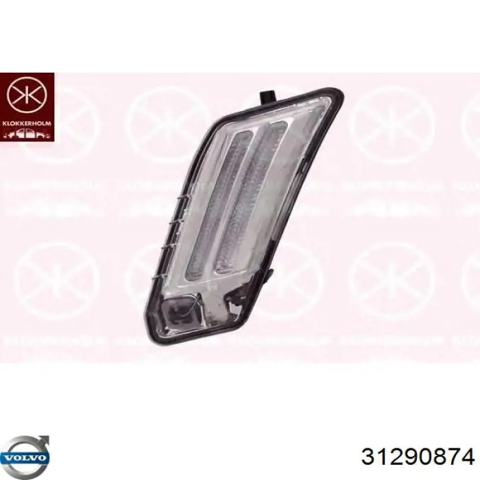 Lampa pozycyjna przednia prawa 31290874 Volvo
