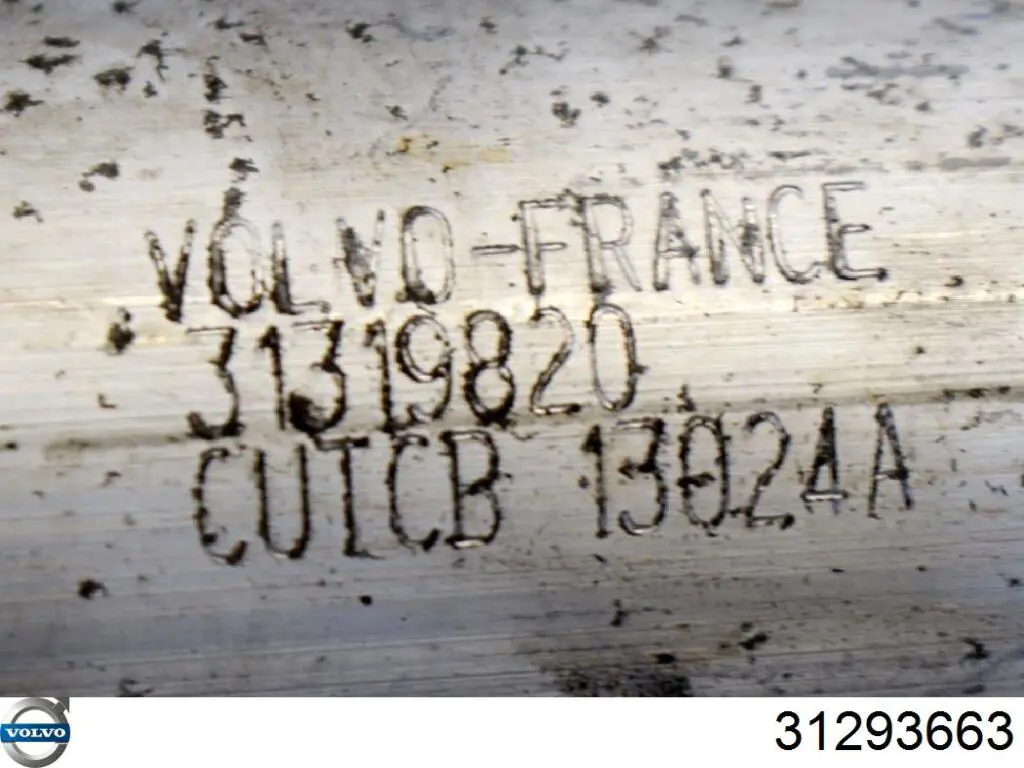 31293663 Volvo Przewód (króciec) intercoolera