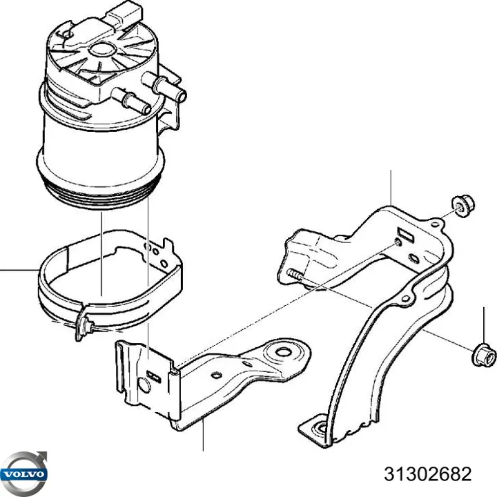 31302682 Volvo Filtr paliwa