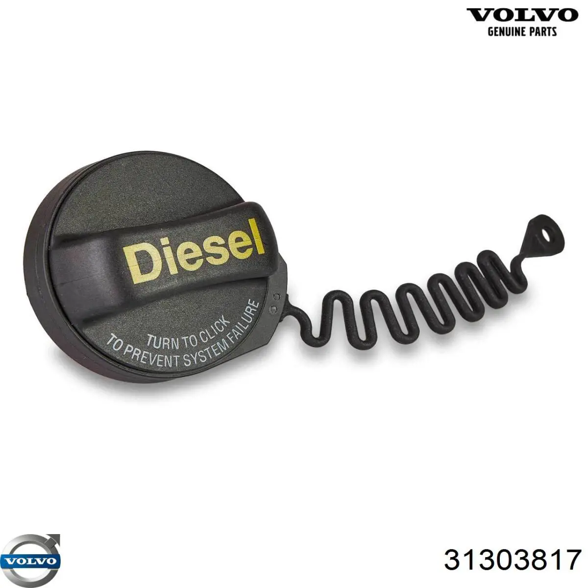 31261879 Volvo Korek wlewu paliwa