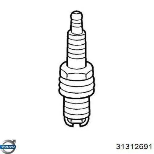 Świeca zapłonowa Volvo 31312691 cena, od 18,20 USD