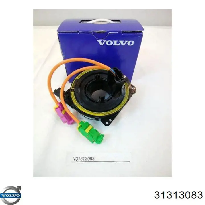 Do koszyka 31313083 Volvo Pierścień kontaktowy AIRBAG, taśma kierownicy