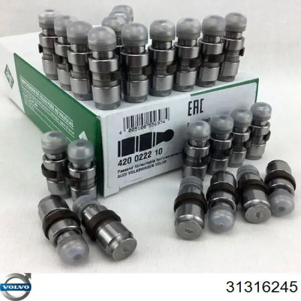 Kompensator hydrauliczny (popychacz hydrauliczny), popychacz zaworu Volvo 31316245 cena, od 9,56 USD