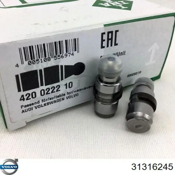 Kompensator hydrauliczny (popychacz hydrauliczny), popychacz zaworu Volvo 31316245 cena, od 9,56 USD