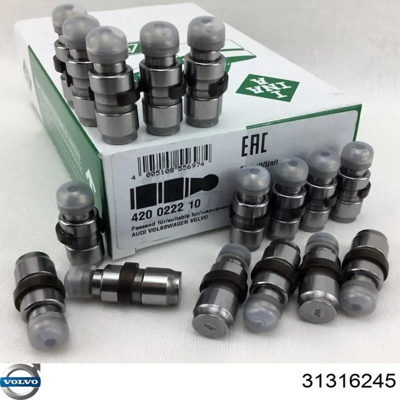 Kompensator hydrauliczny (popychacz hydrauliczny), popychacz zaworu 31316245 Volvo