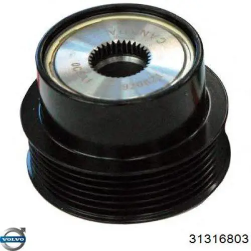 Koło pasowe alternatora Volvo 31316803 cena, od 55,22 USD