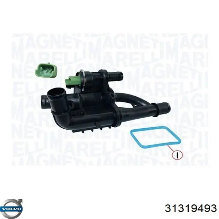 Obudowa termostatu 31319493 Volvo