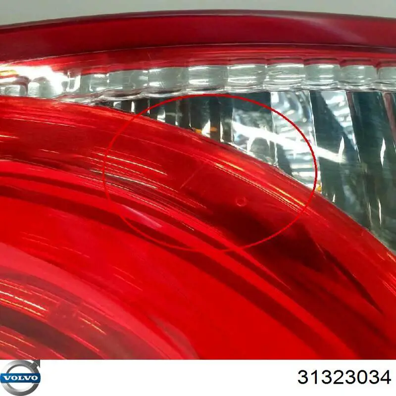 Lampa zespolona tylna lewa 31323034 Volvo