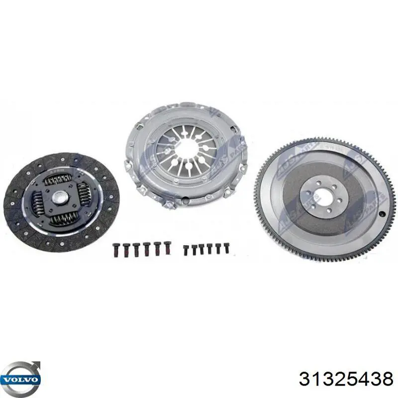 Koło zamachowe silnika Volvo 31325438 cena, od 296,55 USD