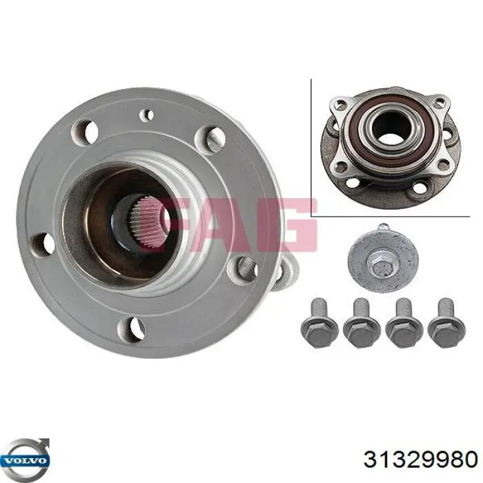 Do koszyka 31329980 Volvo Piasta przednia