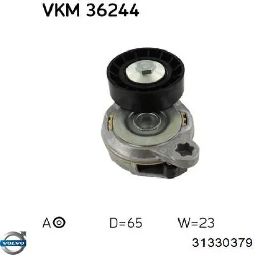 31330379 Volvo Napinacz paska napędowego