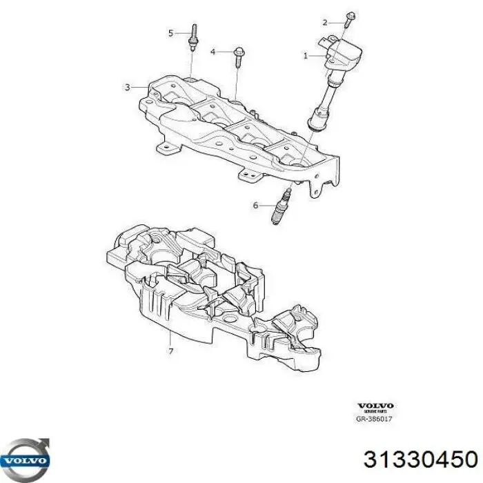 Do koszyka 31330450 Volvo Świeca zapłonowa
