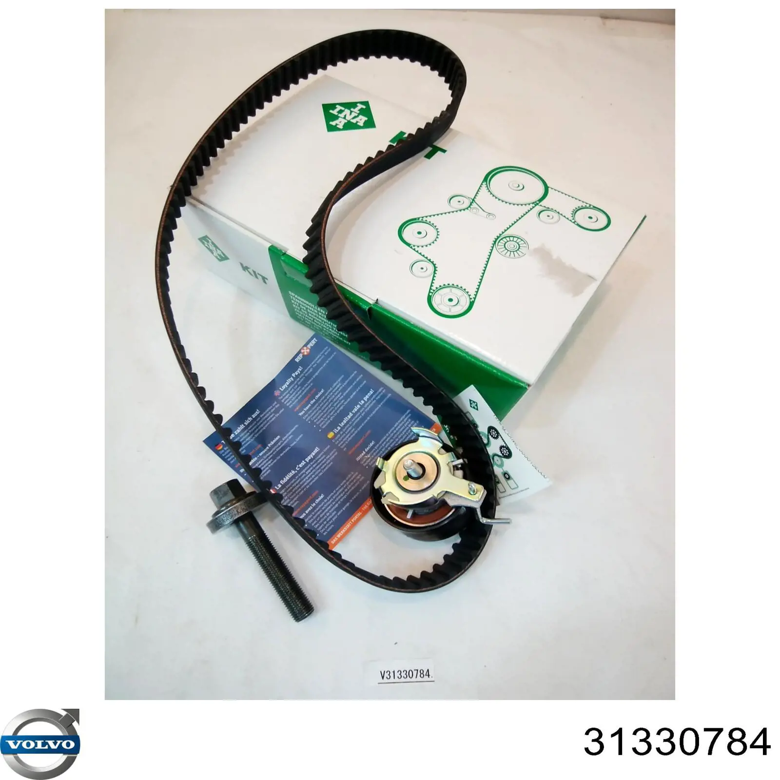 Do koszyka 31330784 Volvo Pasek rozrządu, zestaw