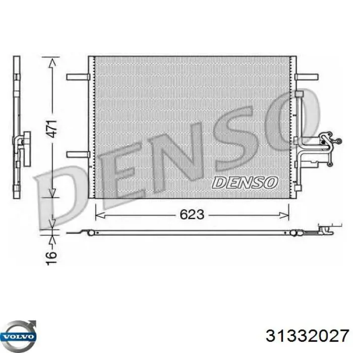 Do koszyka 31332027 Volvo Chłodnica klimatyzacji
