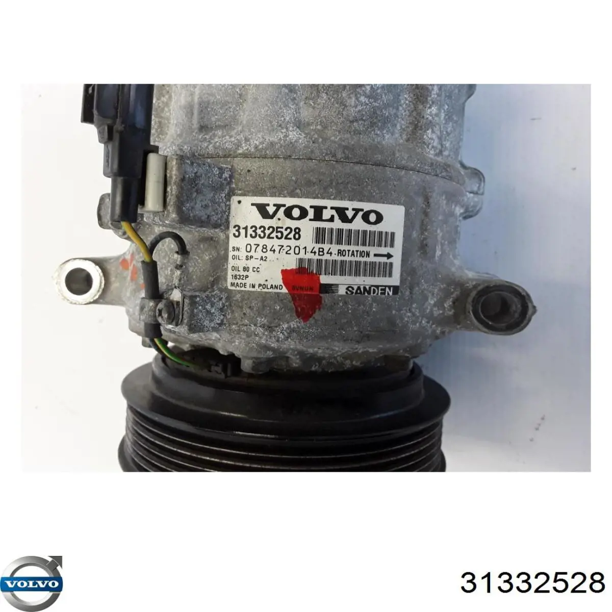 Sprężarka klimatyzacji Volvo 36002152 cena, od 200,30 USD