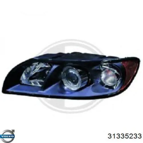 Do koszyka 31335233 Volvo Reflektor lewy