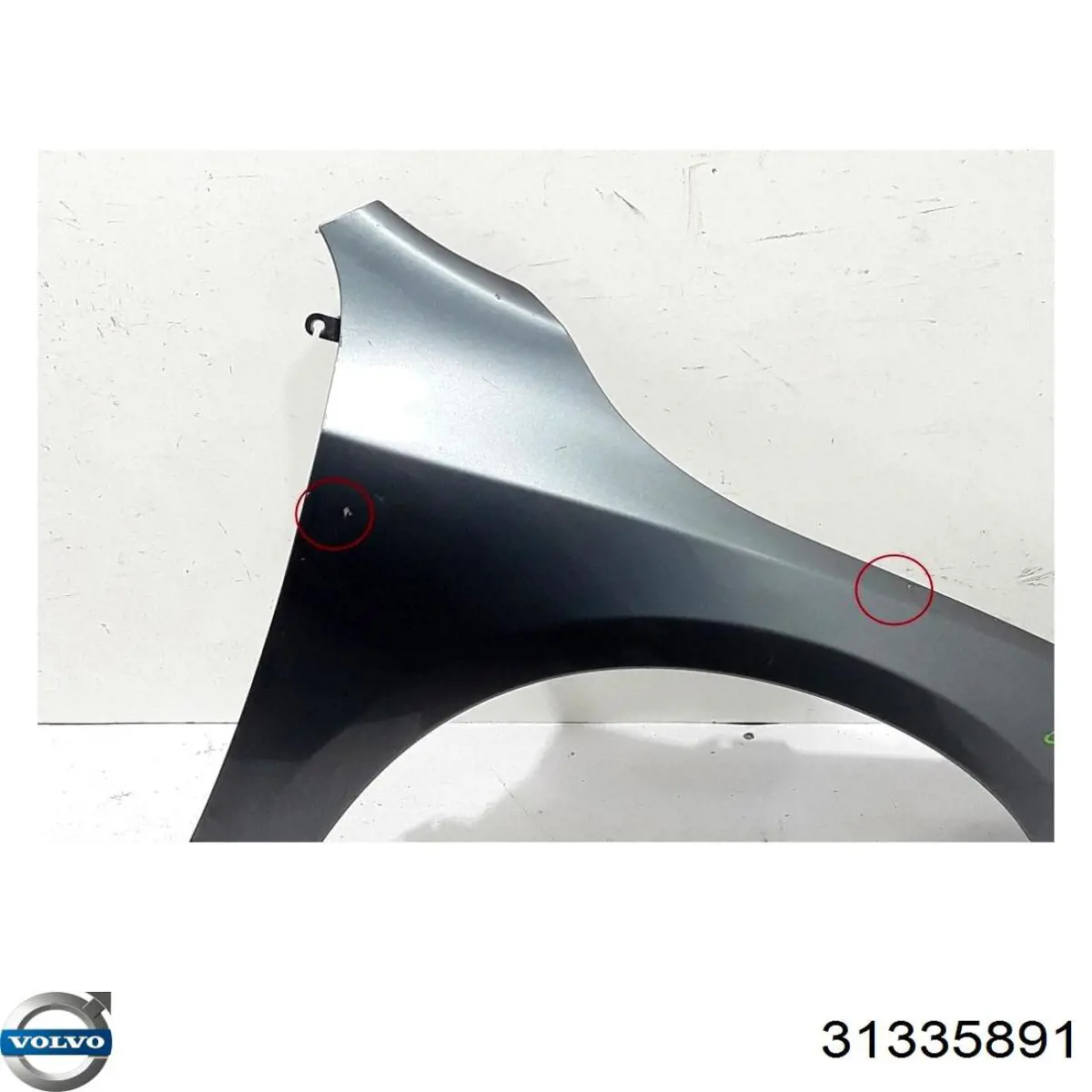 Do koszyka 31335891 Volvo Błotnik przedni prawy