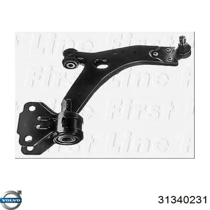 Wahacz zawieszenia przedniego dolny prawy Volvo 31340231 cena, od 108,96 USD