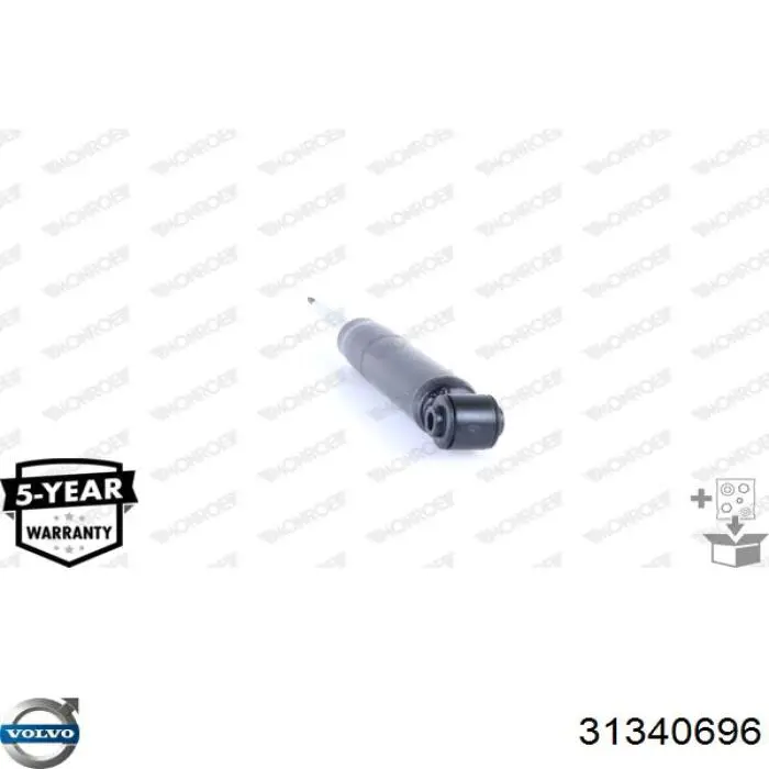 Do koszyka 31340696 Volvo Amortyzator tylny