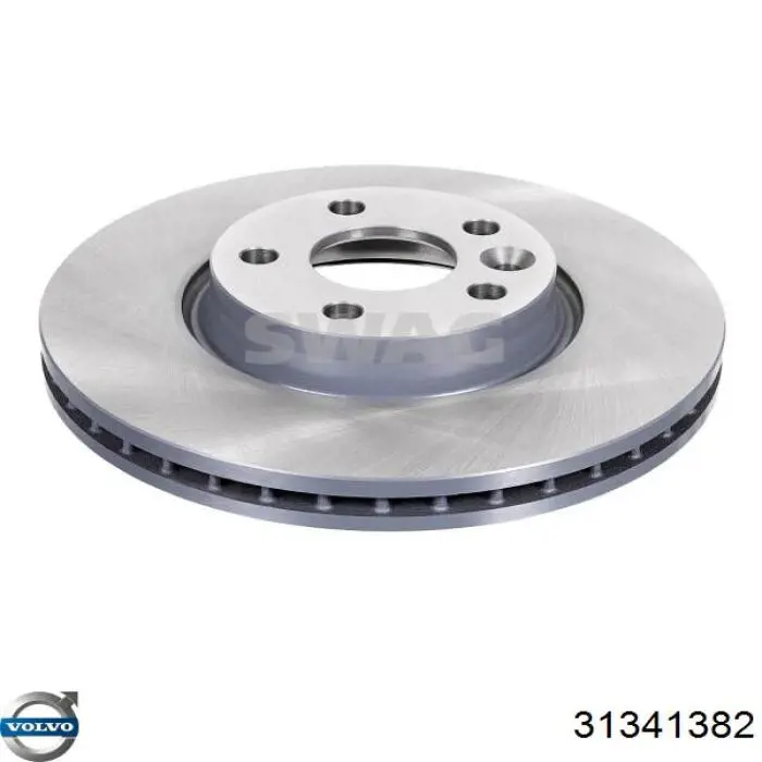 31341382 Volvo Tarcza hamulcowa przednia