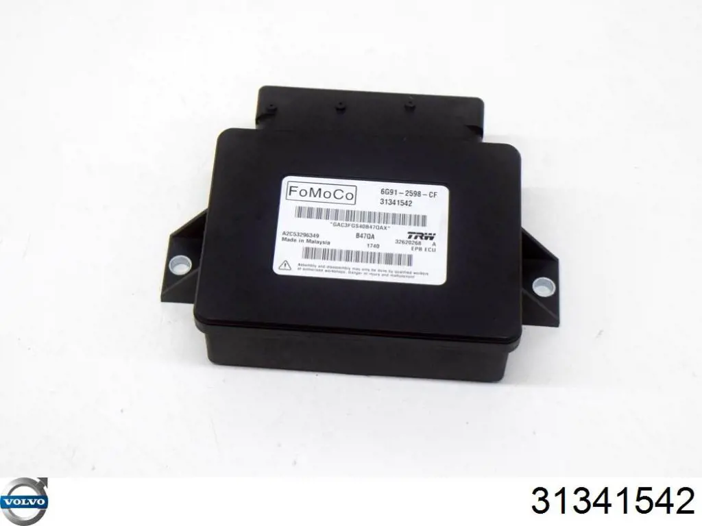 31341542 Volvo Sterownik elektromechanicznego hamulca postojowego (ręcznego)