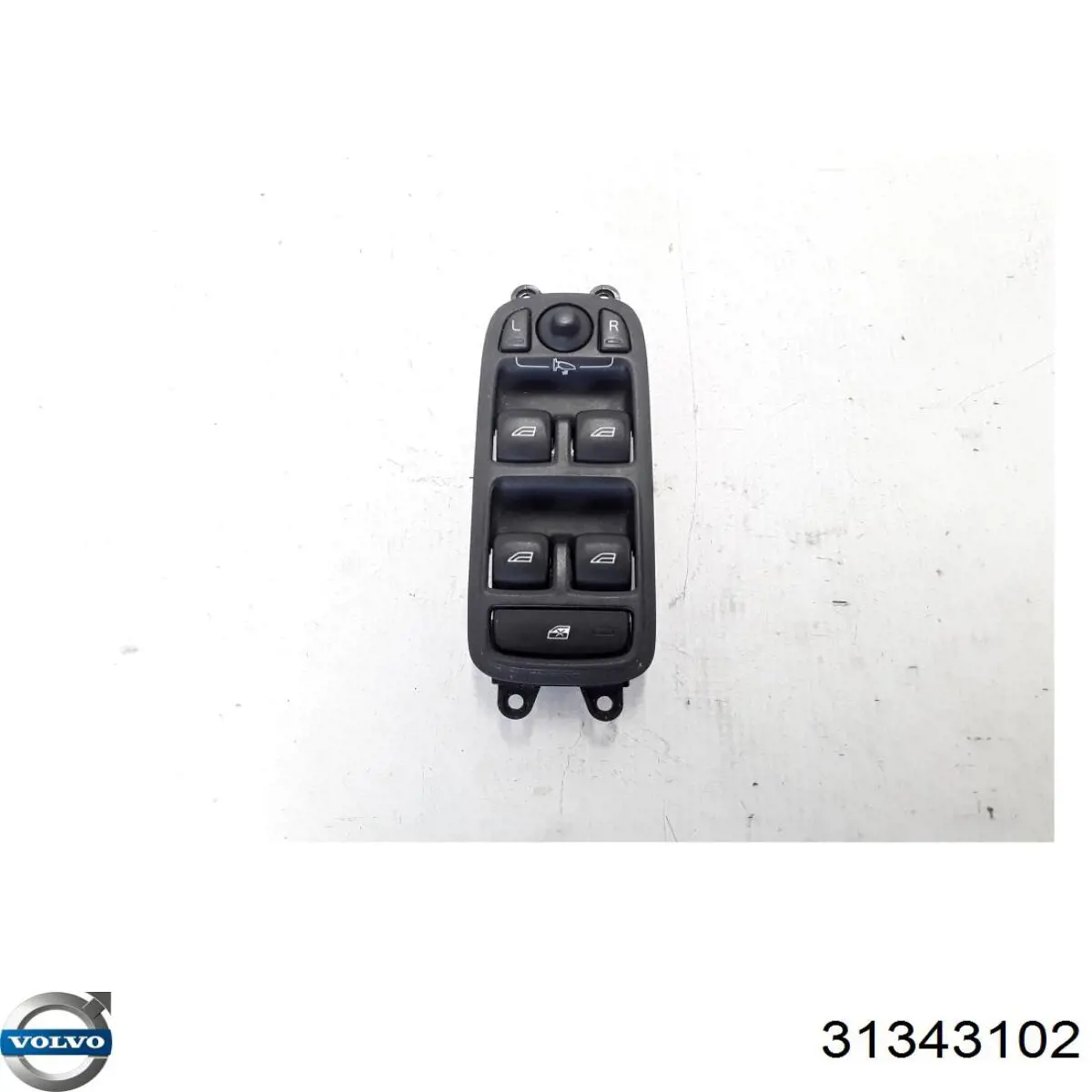 31453266 Volvo Panel przyciskowy sterowania podnośnikiem szyby przedni lewy