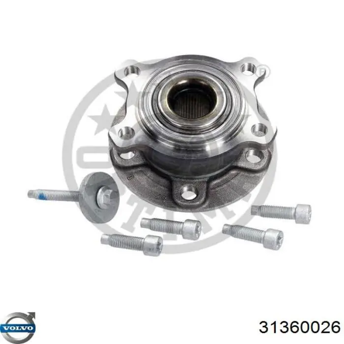 31360026 Volvo Piasta tylna