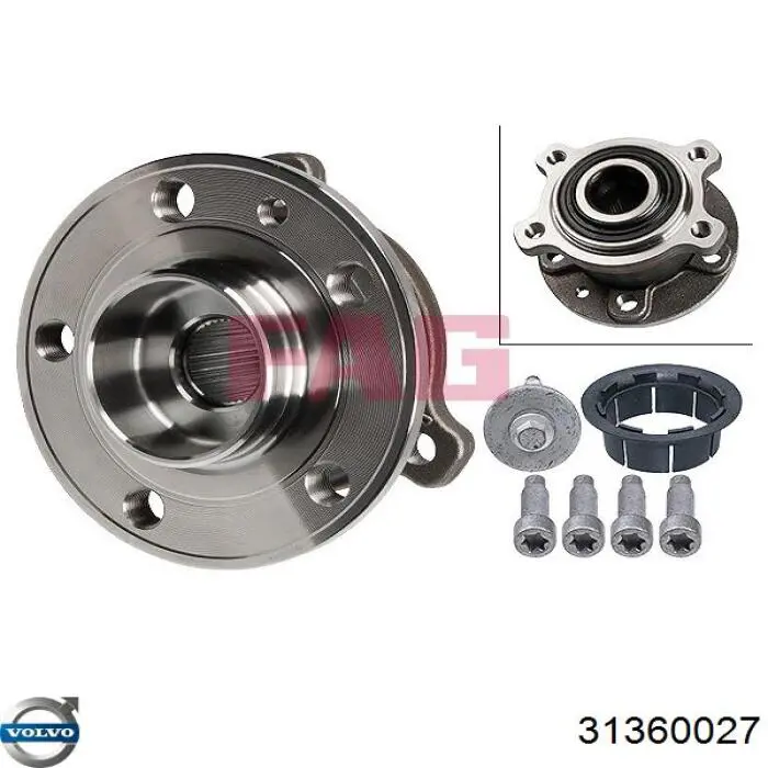 Piasta tylna Volvo 31360027 cena, od 93,99 USD