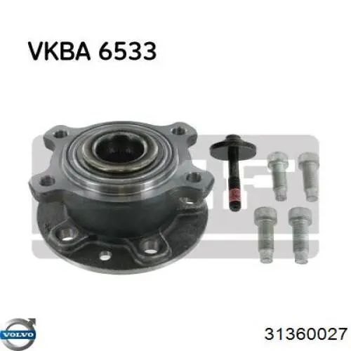 31360027 Volvo Piasta tylna