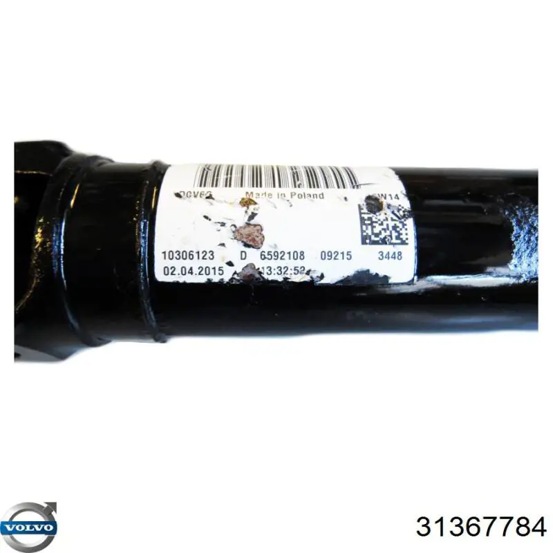 Do koszyka 31367784 Volvo Wał Cardana tylny, kompletny