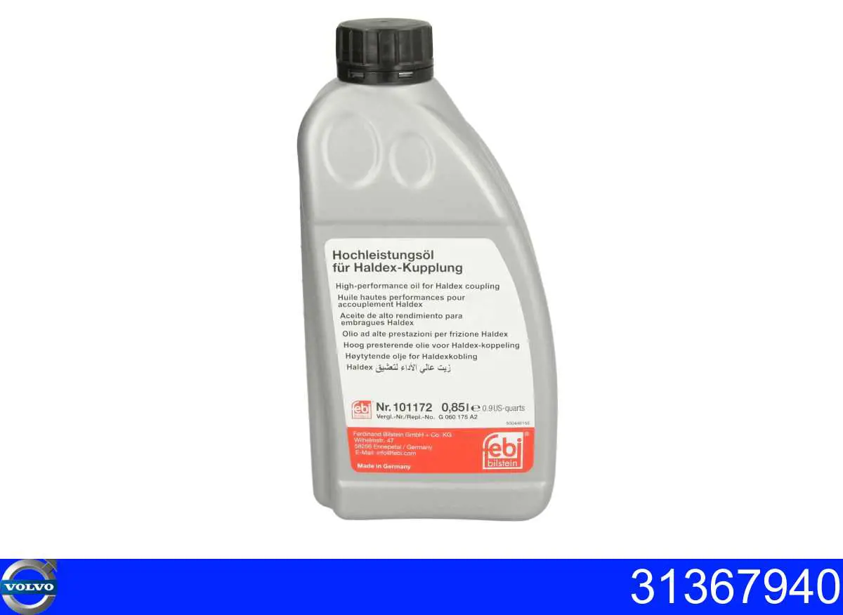 Do koszyka 31367940 Volvo Olej przekładniowy