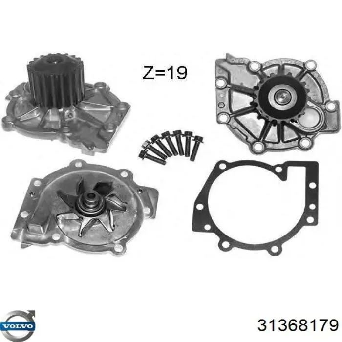 31368179 Volvo Pompa chłodząca wodna