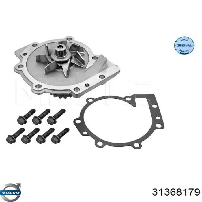 Pompa chłodząca wodna Volvo 31368179 cena, od 50,42 USD