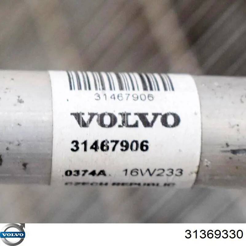 Przewód klimatyzacji, od tylnego parownika do sprężarki Volvo 32226905