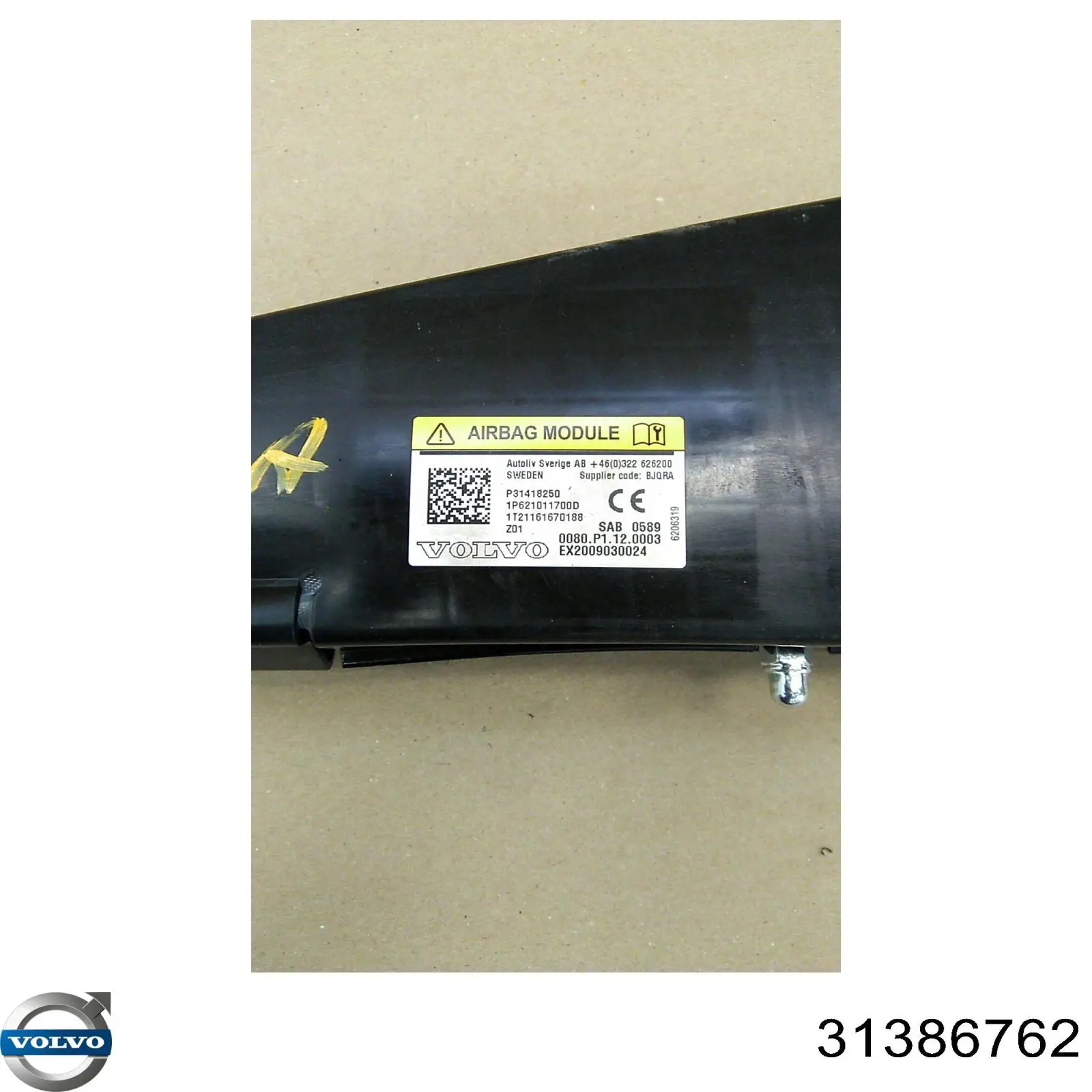 Do koszyka 31386762 Volvo Szyba drzwi lewych przednich