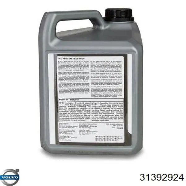 31392924 Volvo Olej do silnika