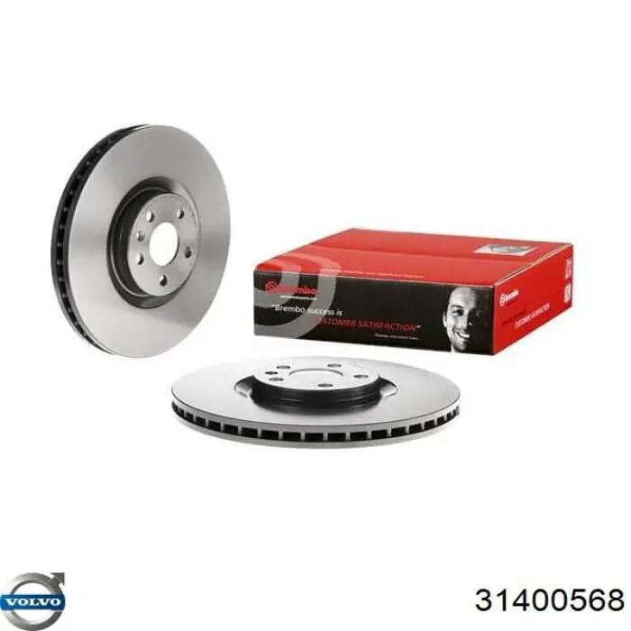 31400568 Volvo Tarcza hamulcowa przednia