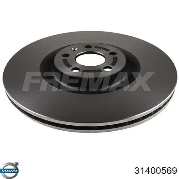 Do koszyka 31400569 Volvo Tarcza hamulcowa przednia