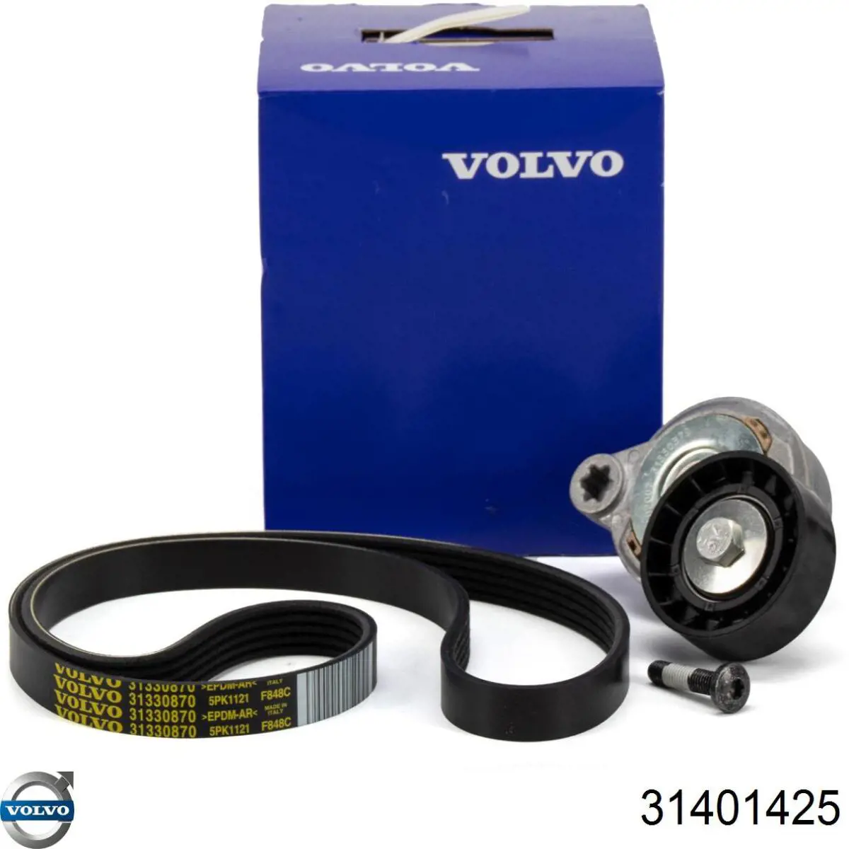 Do koszyka 31401425 Volvo Pasek napędowy mechanizmów, zestaw