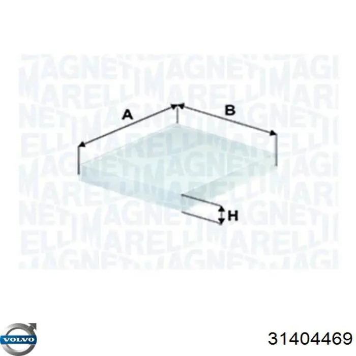 31404469 Volvo Filtr kabiny