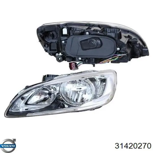 Reflektor prawy 31420270 Volvo